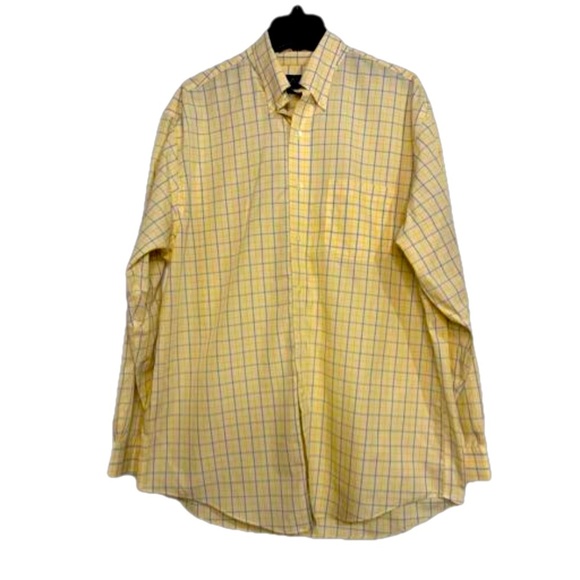 Brooks Brothers Other - Men’s Brooks Brothers long sleeve button down plaid shirt with collar